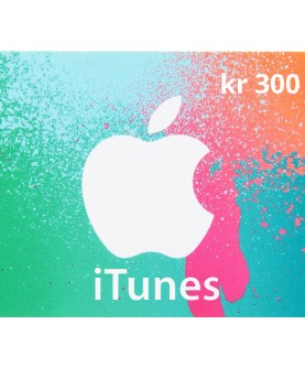 iTunes NOK 300 Card NO Key 